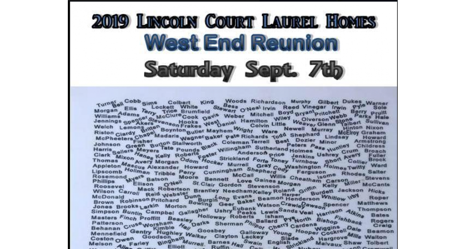 Lincoln Court Laurel Home Community Reunion